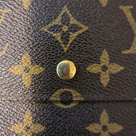 LOUIS VUITTON LV Monogram Canvas Leather Continental Clutch Wallet ( EUC) - Picture 8 of 14